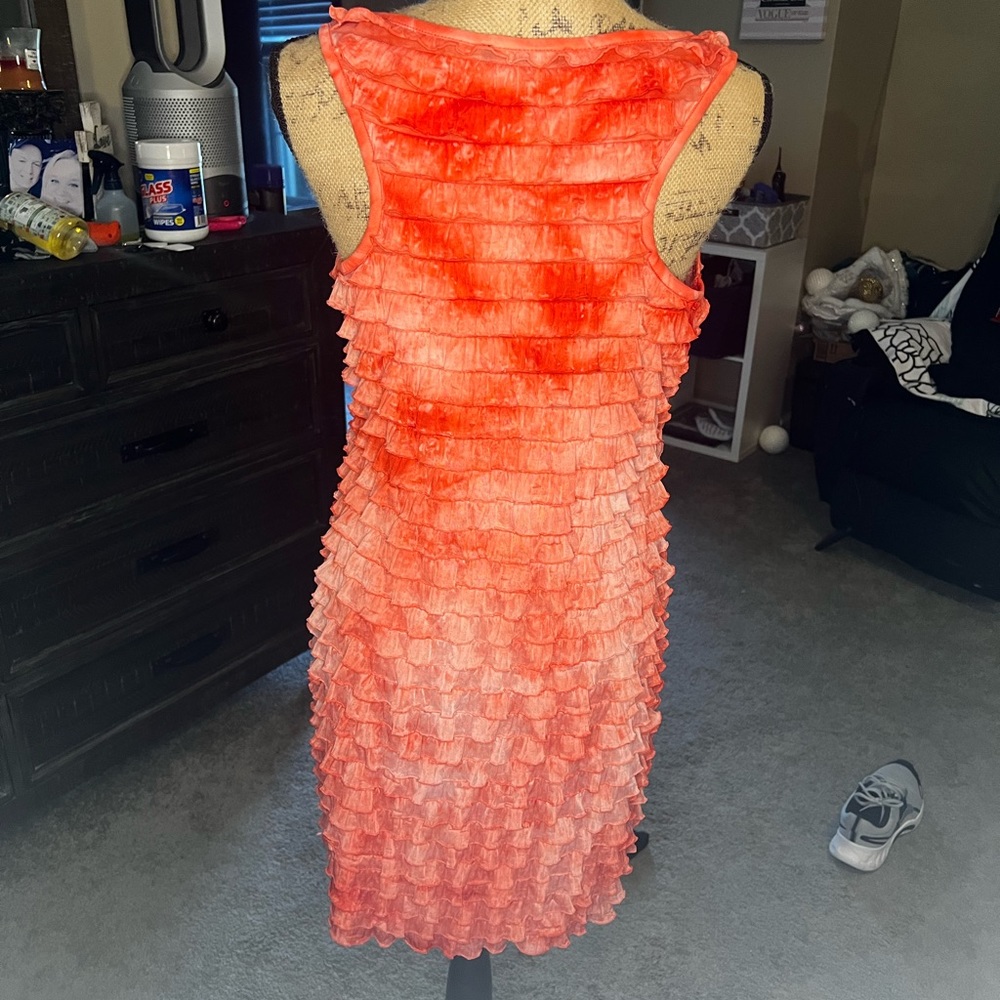 Beachy coral dress